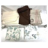 Assorted Curtains Valances & Rods