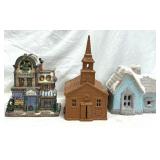 Christmas Village Church, Coffee Shop, House