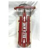 Snow Flyer Sled Christmas Decoration