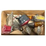 Assorted Lot of Viintage Car Tail Lights, Etc.