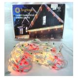 Brightown Candy Cane Icicle String Lights