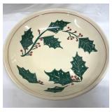 La Primula Christmas Holly & Berries Pasta Bowl