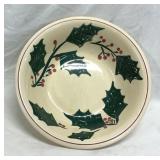 La Primula Christmas Holly & Berries Serving Bowl