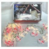 Brightown Candy Cane Icicle String Lights