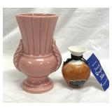 McCoy 553 Vase 5.5' & Dryden Kilns 3' Vase