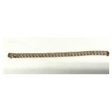 Ross Simons Gold Tone CZ Bracelet Marked 925