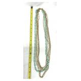 Multiple Strand Necklace wih Blue Beads