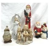 Assorted Christmas Figurines