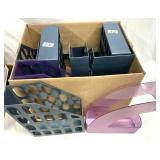 Box of Vertical Slots for Books, Magazine, Storage