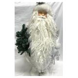 24' Christmas Santa Figurine Winter White