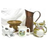 Creamers & Planters Cow Cat Haeger