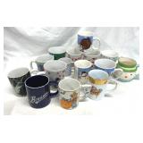 Box Lot of Assorted Coffee Mugs
