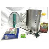 Misc Outside Box Lot Bug Zapper, Sprinkler, Etc.