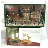 Christmas Dept 56 Village Accessory Set & Sleigh