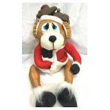 Satin Moose Figurine Shelf Sitter 29' Long