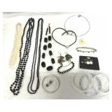 Fashion Jewelry Lot Bracelets, Necklaces, Earrings