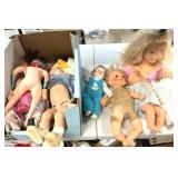 Large Assortment of Old Baby Dolls