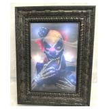 Light Up Creepy Clown Portrait Medium Halloween
