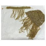 Gold Beaded Head Wrap & Choker Necklace