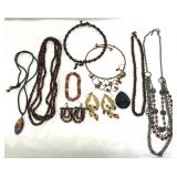 Fashion Jewelry Lot Necklaces, Pendant, Earrings