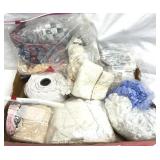 Box of Assorted Lace for Sewing Crafts Projects