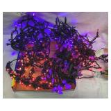 Purple String Lights Halloween or Holiday Season