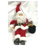 Large Santa Shelf Sitter with Toy Bag 24' Tall