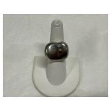 Polished Sterling Silver Statement Ring 925 Size 7