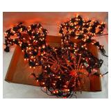 Orange Halloween or Holiday Season String Lights