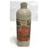 Rare Creme de Cacao de Iles 7' Stoneware Bottle