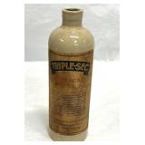 Rare Curacao Triple Sec 7' Stoneware Bottle