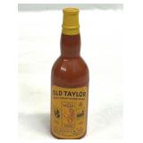 Old Taylor Whiskey Advertising Bottle Sewing Kit