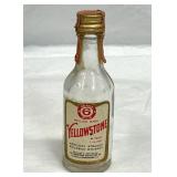 Miniature YELLOWSTONE Whiskey Bottle