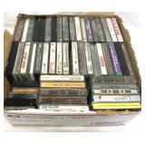 Assorted Box Lot of Cassette Tapes