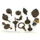 Lot of Assorted Antique Hardware Pulls Knobs