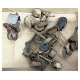 Lot of Antique Small Wooden Caster Wheels