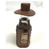 Leather Wrapped Dominican Republic Mini Bottle
