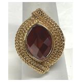 Ross Simons Tourmaline Gold Vermeil Ring 925 Sz 8