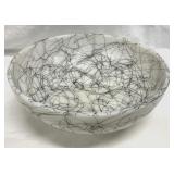 Hazel Atlas String Spaghetti Drizzle Glass B0wl