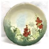 Jean Pouyat Limoges HP France Plate 9 1/4'