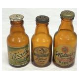Assorted Mini Beer Bottle Salt & Pepper Shakers 3'