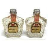 Crown Royal Mini Bottles Salt & Pepper Shakers