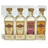 Vtg Empty STOCK Mini Liquor Bottles Collectible