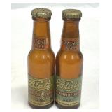 Blatz Old Heidelberg 4.25' Beer Bottle S&P Shakers