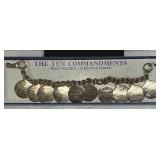 10 Commandments 18 Kt Gold Plated Bracelet
