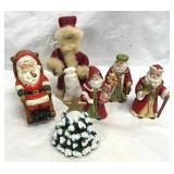 Assorted Christmas Decorations Figuirines