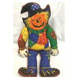 19' Stuffed Pumpkin Head Scarecrow Halloween