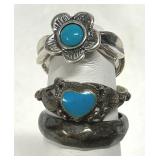 Sterling Silver Toe Rings Lot 925