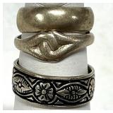 Sterling Silver Toe Rings Lot 925