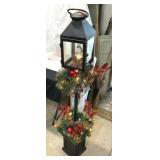 4 Ft Pre-Lit Lantern Porch Tree Christmas Holiday
